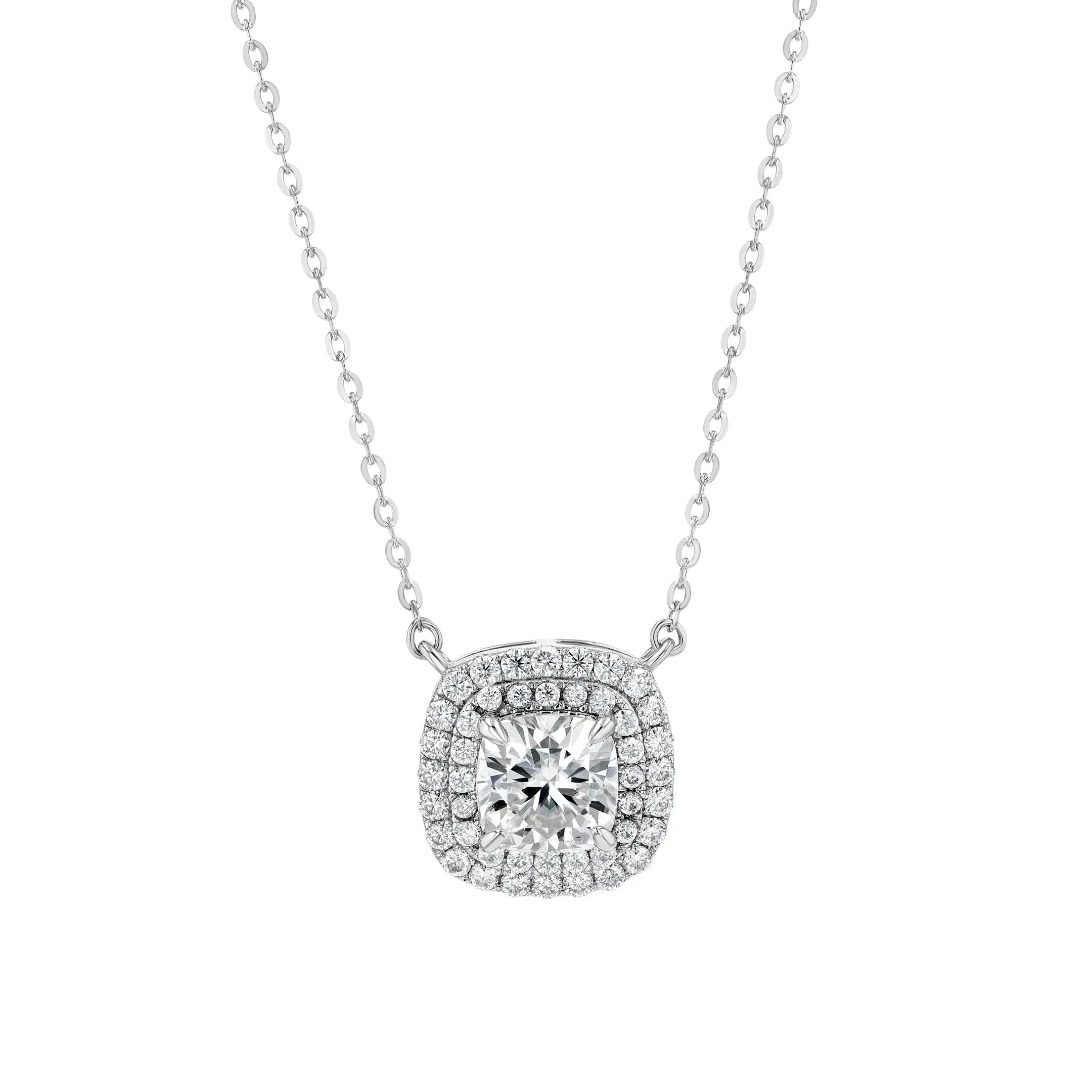 Diamond & Moissanite Cushion Cut Jewellery Set Summer Diamonds