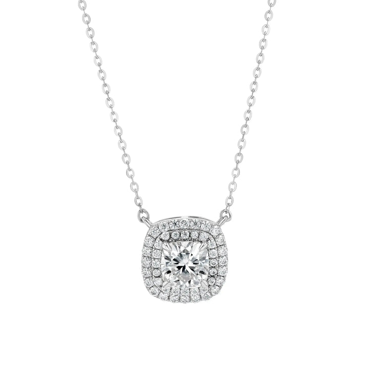 Diamond & Moissanite Cushion Cut Jewellery Set Summer Diamonds