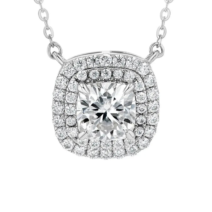 Diamond & Moissanite Cushion Cut Jewellery Set Summer Diamonds