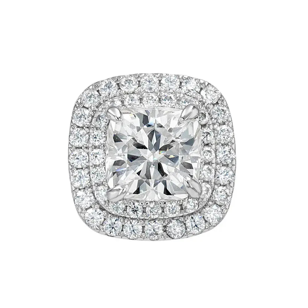 Diamond & Moissanite Cushion Cut Jewellery Set Summer Diamonds