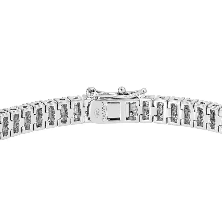 Double Row Moissanite Tennis Bracelet Lab Grown Diamonds