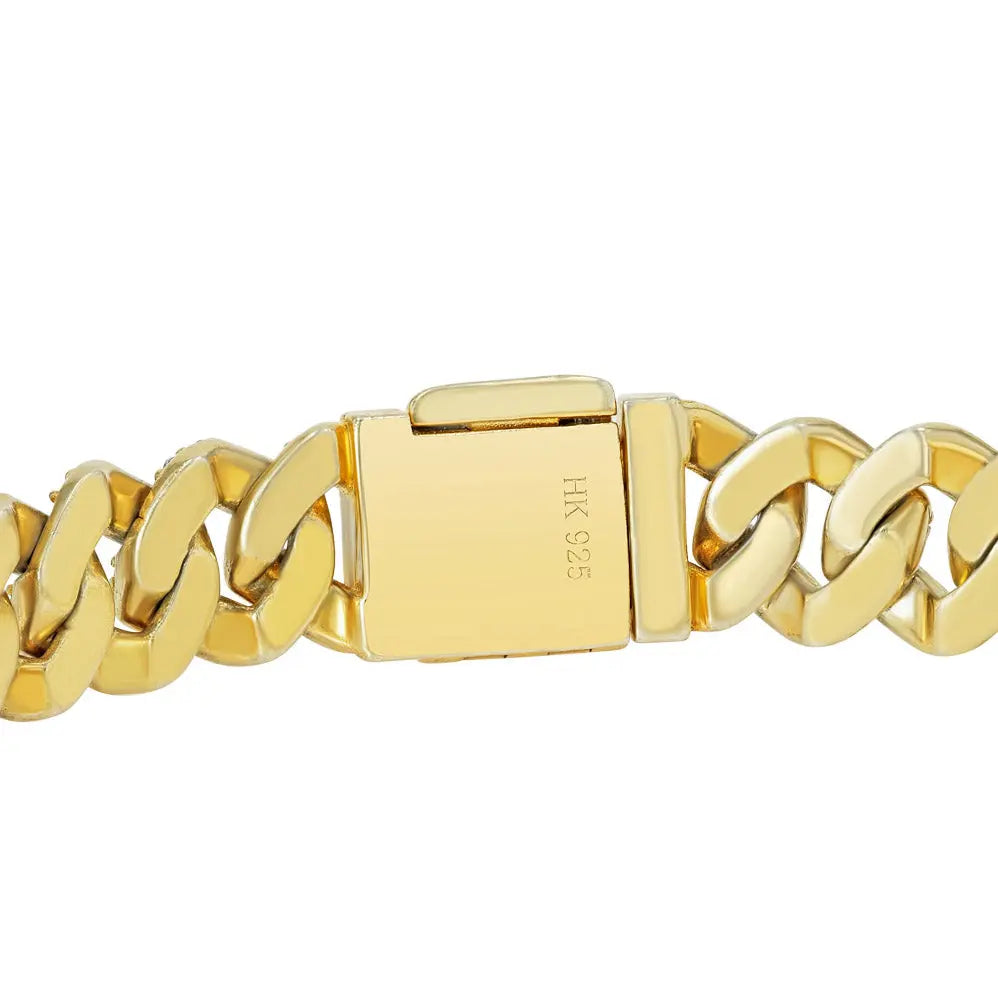 Mens Gold Diamond Bracelet Summer Diamonds