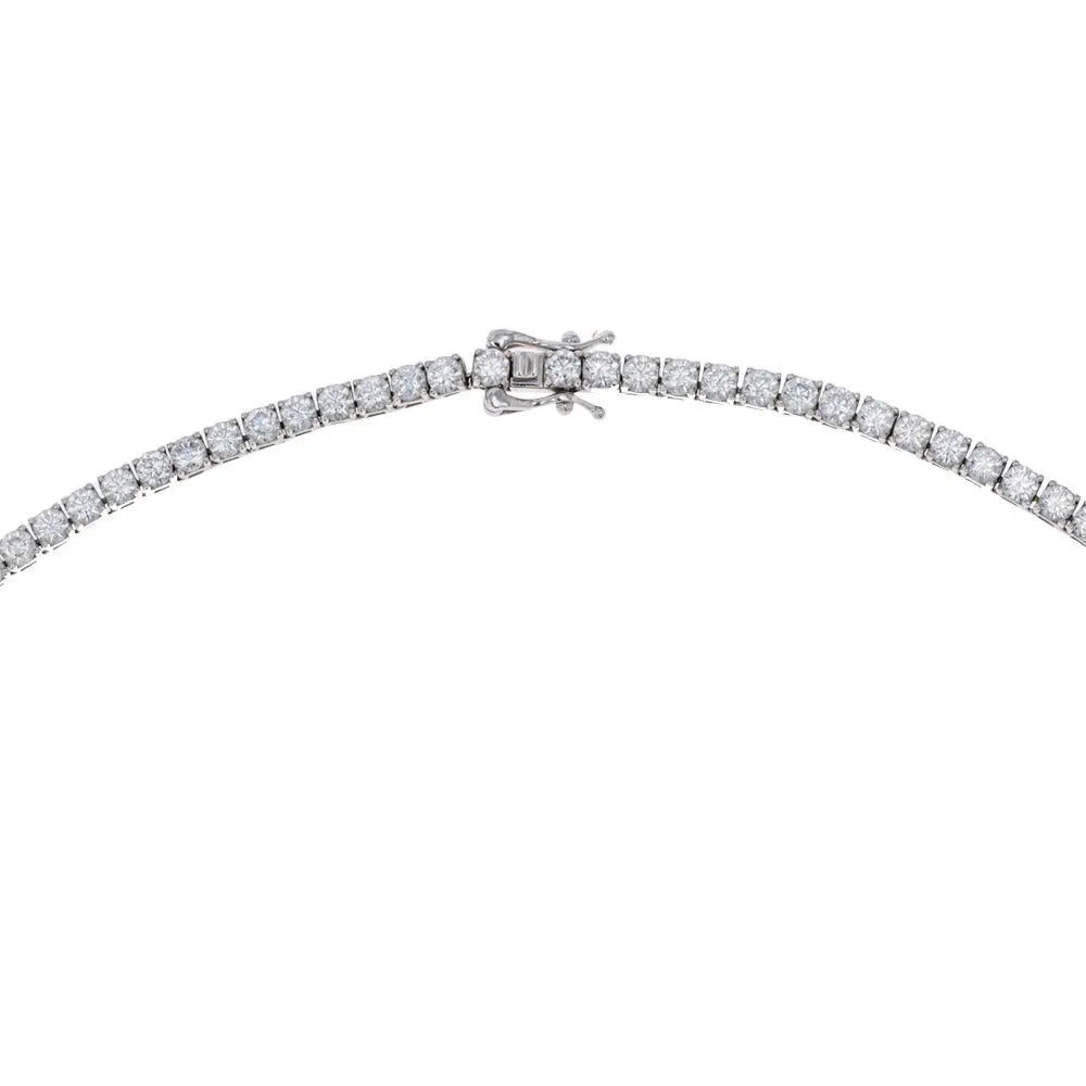 Moissanite Tennis Necklace Summer Diamonds