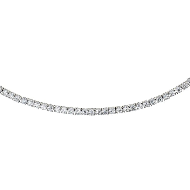 Moissanite Tennis Necklace Summer Diamonds